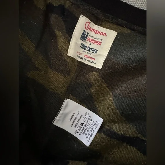2019 Rare Deadstock Todd Snyder x Champion x Polartec M Sherpa Joggers in Camo
